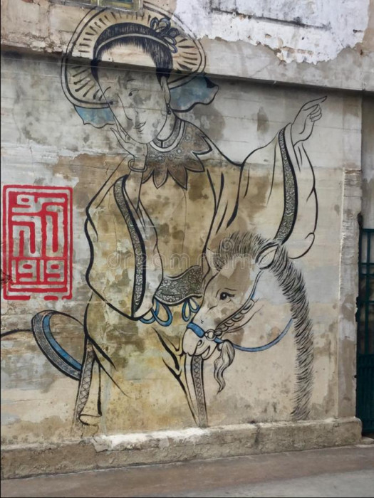 Lhong1919といえば！な、シンボル的壁画